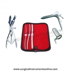 Hegar uterine dilator 3 pieces set,3-4, 5-6, 11-12, mathieu, grave large, collin large